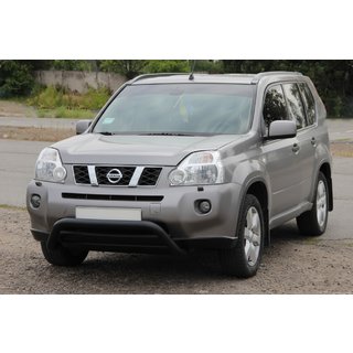 Sprednji zaščitni lok WT007 Black (nerjavno jeklo) Nissan X-trail T31 2007–2014 fotografija 3