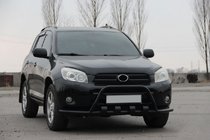 Toyota Rav 4 2006–2013 Sprednji zaščitni lok WT-ST15 Black (nerjavno jeklo) fotografija 1