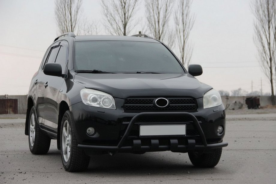 Toyota Rav 4 2006–2013 Sprednji zaščitni lok WT-ST15 Black (nerjavno jeklo) Image