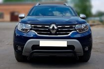 Dacia Duster 2018–2024 Zaščitni lok (bullbar) WT007 Black (nerjaveče jeklo) fotografija 2
