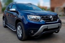 Dacia Duster 2018–2024 Zaščitni lok (bullbar) WT007 Black (nerjaveče jeklo) fotografija 1