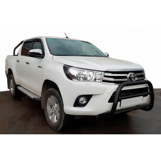 Sprednji zaščitni lok (bullbar) WT007 Black (nerjavno jeklo) Toyota Hilux 2015– fotografija 1