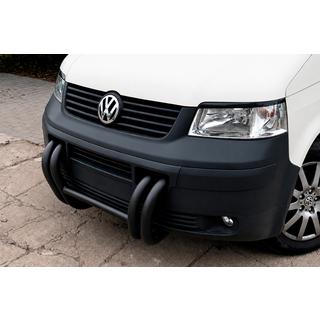Kenguru lok ST006-03 Nizdri Black (nerjavno jeklo) Volkswagen T5 Transporter 2003–2010 fotografija 2