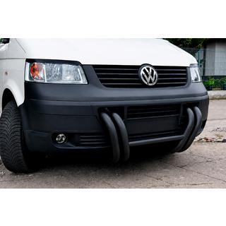 Kenguru lok ST006-03 Nizdri Black (nerjavno jeklo) Volkswagen T5 Transporter 2003–2010 fotografija 1