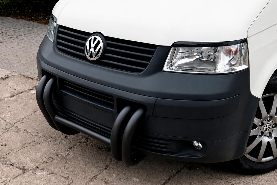 Volkswagen T5 Transporter 2003–2010 Kenguru lok ST006-03 Nizdri Black (nerjavno jeklo) Fotografija 2
