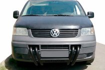 Volkswagen T5 Transporter 2003–2010 Prednji zaščitni lok ST006-04 Nizdri Black (nerjavno jeklo) fotografija 1