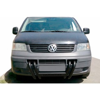 Prednji zaščitni lok ST006-04 Nizdri Black (nerjavno jeklo) Volkswagen T5 Transporter 2003–2010 fotografija 1