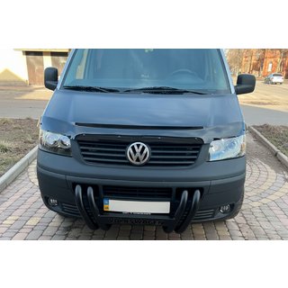 Prednji zaščitni lok ST006-04 Nizdri Black (nerjavno jeklo) Volkswagen T5 Transporter 2003–2010 fotografija 2