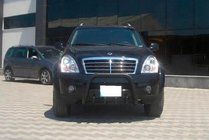 SsangYong Rexton I 2001–2017 Kenguru zaščitna letev QT006 Black (nerjaveče jeklo) fotografija 4