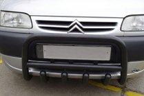 Citroen Berlingo 1996–2008 Zaščitni lok (bullbar) QT006 Black (nerjaveče jeklo) fotografija 1
