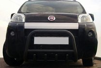 Citroen Nemo 2007–2017 Sprednji zaščitni lok QT006 Black (nerjavno jeklo) fotografija 2