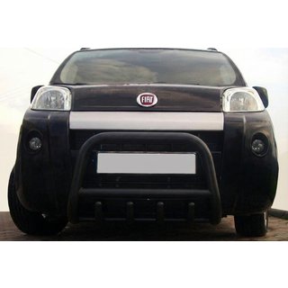 Sprednji zaščitni lok QT006 Black (nerjavno jeklo) Citroen Nemo 2007–2017 fotografija 2
