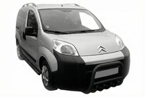 Peugeot Bipper 2008–2017 Kenguru zaščitna letev QT006 Black (nerjaveče jeklo) fotografija 2