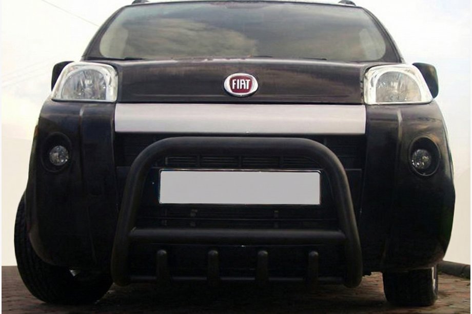 Peugeot Bipper 2008–2017 Kenguru zaščitna letev QT006 Black (nerjaveče jeklo) Image