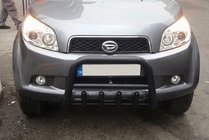 Daihatsu Terios 2006–2017 Sprednji zaščitni lok QT006 Black (nerjavno jeklo) fotografija 5