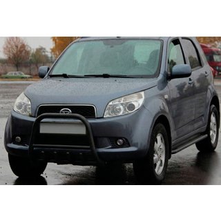 Sprednji zaščitni lok QT006 Black (nerjavno jeklo) Daihatsu Terios 2006–2017 fotografija 1