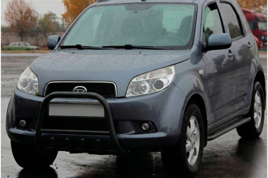 Daihatsu Terios 2006–2017 Sprednji zaščitni lok QT006 Black (nerjavno jeklo) Image