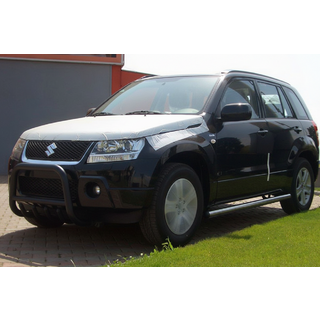 Zaščitni lok (bullbar) QT006 Black (nerjaveče jeklo) Suzuki Grand Vitara 2005–2017