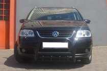 Volkswagen Touran 2003–2010 Kenguru zaščitna letev QT006 Black (nerjaveče jeklo) fotografija 4
