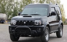 Suzuki Jimny 1998–2018 Kenguru zaščitna letev QT006 Black (nerjaveče jeklo) fotografija 3