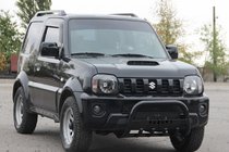 Suzuki Jimny 1998–2018 Kenguru zaščitna letev QT006 Black (nerjaveče jeklo) fotografija 2