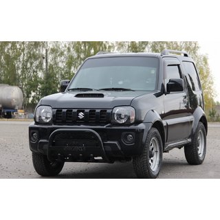 Kenguru zaščitna letev QT006 Black (nerjaveče jeklo) Suzuki Jimny 1998–2018 fotografija 3