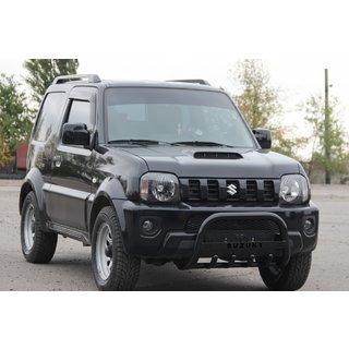 Kenguru zaščitna letev QT006 Black (nerjaveče jeklo) Suzuki Jimny 1998–2018 fotografija 2