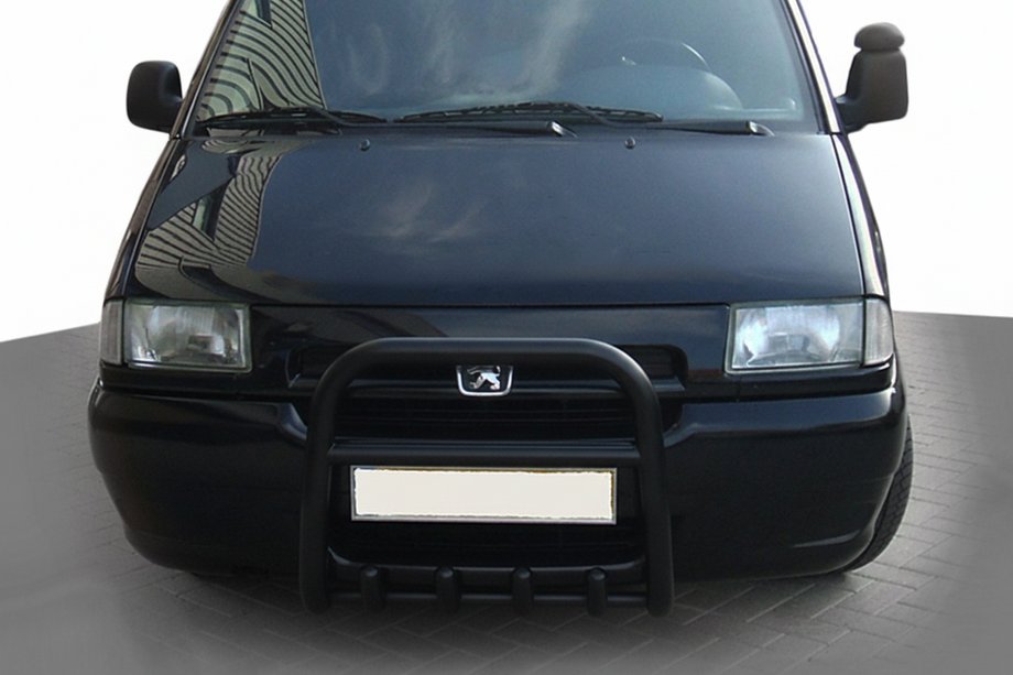 Citroen Jumpy 1996–2007 Kenguru zaščitna letev QT006 Black (nerjaveče jeklo) Image