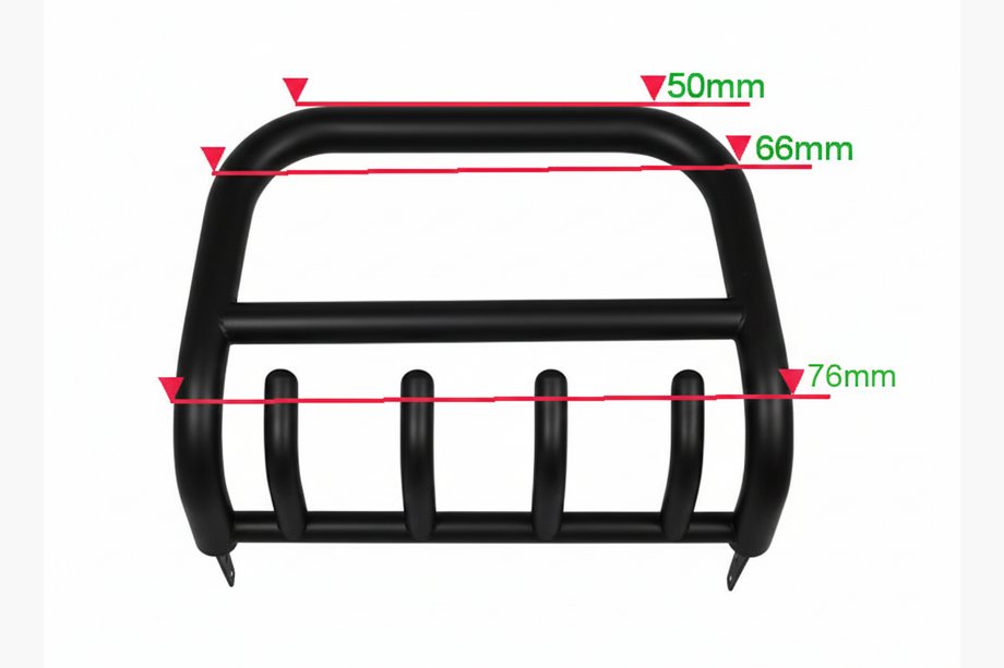 Land Rover Freelander II 2006–2014 Zaščitni lok (bullbar) QT006 Black (nerjaveče jeklo) Image