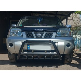 Zaščitni lok (bullbar) QT006 Black (nerjaveče jeklo) fotografija 1