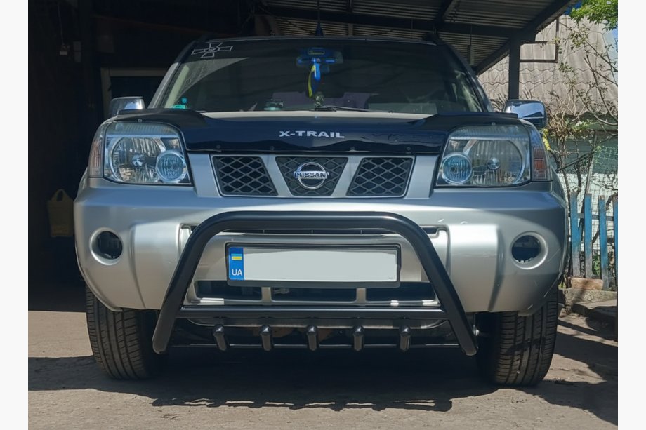 Nissan X-trail T30 2002–2007 Zaščitni lok (bullbar) QT006 Black (nerjaveče jeklo) Image