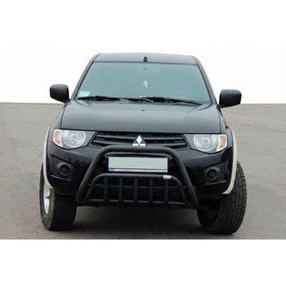 Bikobran Black (nerjavno jeklo) Mitsubishi L200 2006–2015 fotografija 1