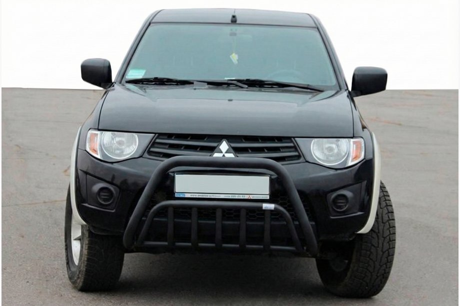 Mitsubishi L200 2006–2015 Bikobran Black (nerjavno jeklo) Image