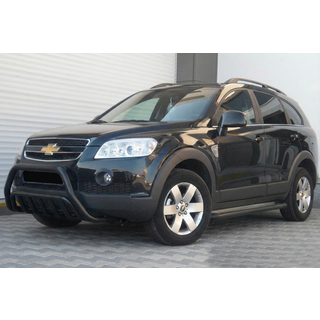 Sprednji zaščitni lok WT002 Black (nerjaveče jeklo) Chevrolet Captiva 2006–2019 fotografija 1