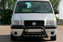 Citroen Jumpy 1996–2007 Kenguru zaščitni lok WT002 Black (nerjaveče jeklo) fotografija 1
