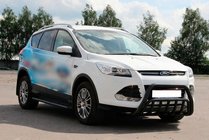 Ford Kuga/Escape 2013–2019 Sprednji zaščitni lok (bullbar) WT002 Black (nerjaveče jeklo) fotografija 2