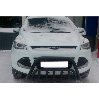 Sprednji zaščitni lok (bullbar) WT002 Black (nerjaveče jeklo) fotografija 3