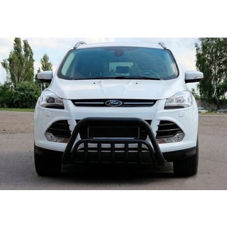 Sprednji zaščitni lok (bullbar) WT002 Black (nerjaveče jeklo) fotografija 1