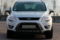 Ford Kuga 2008–2013 Sprednji zaščitni lok (bullbar) WT002 Black (nerjaveče jeklo) fotografija 2