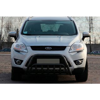 Sprednji zaščitni lok (bullbar) WT002 Black (nerjaveče jeklo) Ford Kuga 2008–2013 fotografija 2