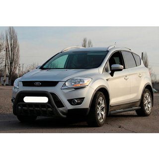 Sprednji zaščitni lok (bullbar) WT002 Black (nerjaveče jeklo) Ford Kuga 2008–2013 fotografija 1
