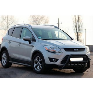 Sprednji zaščitni lok (bullbar) WT002 Black (nerjaveče jeklo) Ford Kuga 2008–2013 fotografija 3