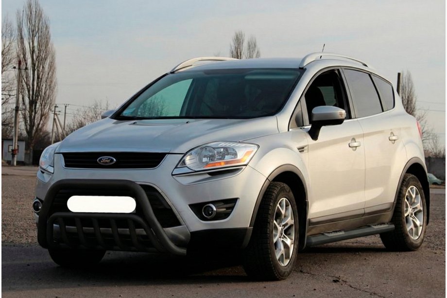 Ford Kuga 2008–2013 Sprednji zaščitni lok (bullbar) WT002 Black (nerjaveče jeklo) Image