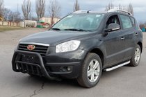 Geely Emgrand X7 2011– Sprednji zaščitni lok (bullbar) WT002 Black (nerjaveče jeklo) fotografija 3