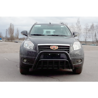 Sprednji zaščitni lok (bullbar) WT002 Black (nerjaveče jeklo) Geely Emgrand X7 2011– fotografija 2