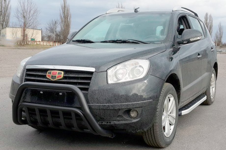 Geely Emgrand X7 2011– Sprednji zaščitni lok (bullbar) WT002 Black (nerjaveče jeklo) Image