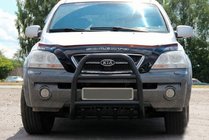Kia Sorento I BL 2002–2009 Zaščitni lok (bullbar) QT007 Black (nerjavno jeklo) fotografija 2