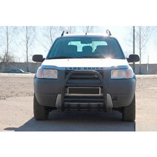 Zaščitni lok (bullbar) QT007 Black (nerjavno jeklo) Land Rover Freelander I 1997–2006 fotografija 4