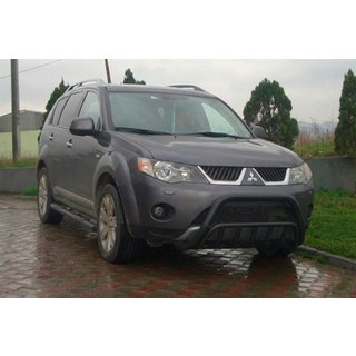 Sprednji zaščitni lok (bullbar) WT002 Black (nerjaveče jeklo) fotografija 1