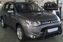 Mitsubishi Outlander 2012–2021 Sprednji zaščitni lok (bullbar) WT002 Black (nerjaveče jeklo) fotografija 2